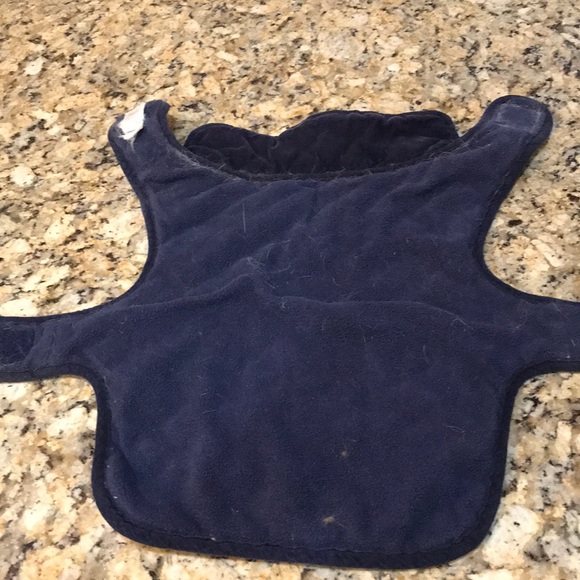 Dog coat fleece lining, blue L - Picture 3 of 6